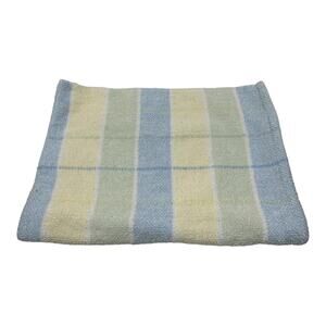 Bright Future Yellow Green Blue Plaid Square Chenille Baby Blanket JCPenney